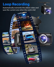 Load image into Gallery viewer, Triple Channel 1080P Dash Cam - Front, Rear &amp; Cabin Camera for Total Safety