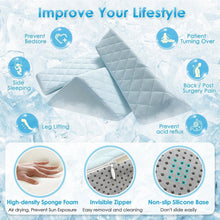 Load image into Gallery viewer, High-Density Foam Wedge Pillow - Perfect for Comfortable Sleep and Recovery