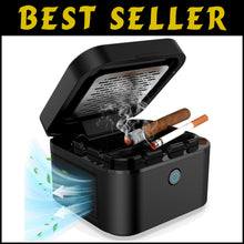 Load image into Gallery viewer, Elegant Smokeless Ashtray &amp; Air Purifier with USB Recharge - Quiet &amp; Effective