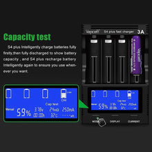 Load image into Gallery viewer, Intelligent LCD Battery Charger - Universal 4-Bay for 18650, 21700, Ni-MH &amp; More