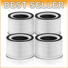 Load image into Gallery viewer, Hassle-Free 4-Pack H13 HEPA Filter Replacement for A-Floia &amp; Mooka Air Purifiers