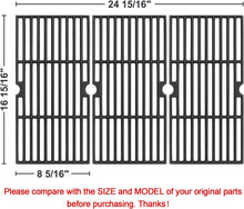 Load image into Gallery viewer, Professional Searing Cast Iron Grill Grates for Charbroil and Broil King, 3 Pack