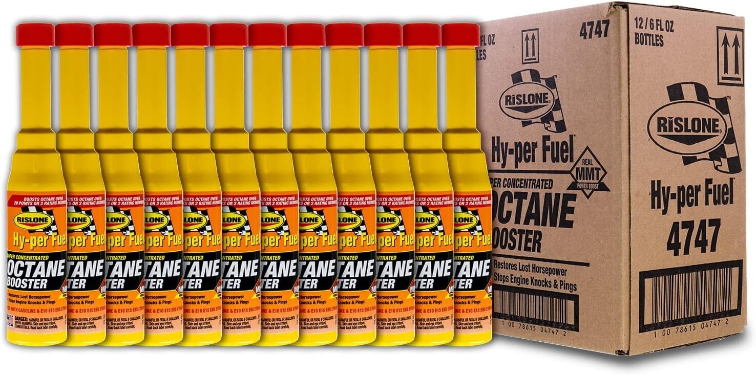 12-Pack Super Concentrated Octane Booster - Enhance Engine Performance & Power
