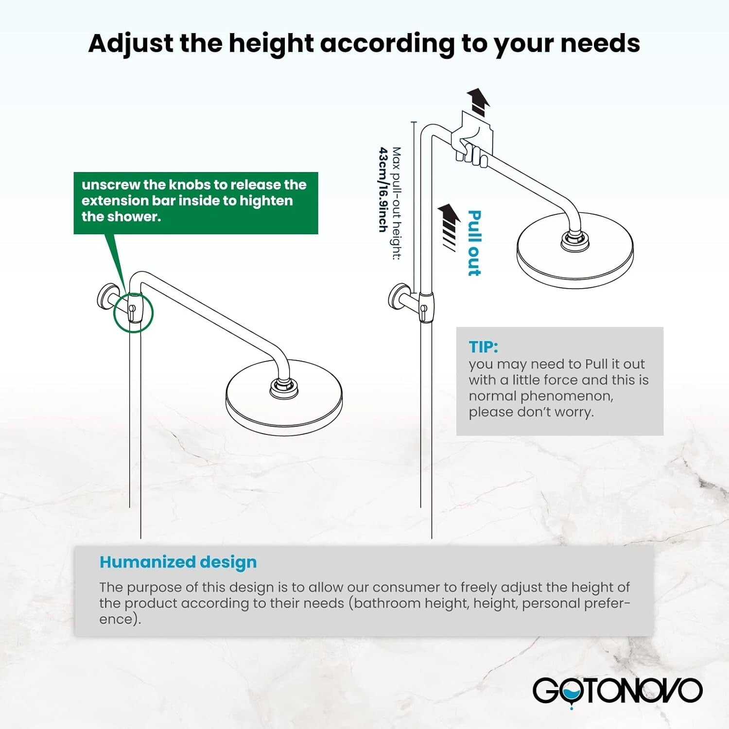 Dual Function Oil Rubbed Bronze Shower Faucet: 8-Inch Rainfall & Handheld Design