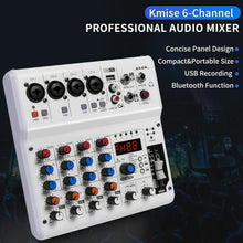Load image into Gallery viewer, Portable 6-Channel Audio Mixer with 99 Effects for Live Streaming and Podcasting