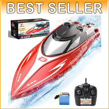 Load image into Gallery viewer, Exciting 2.4 GHz Racing Boat – Lightweight &amp; Compact RC Fun for Pools &amp; Lakes