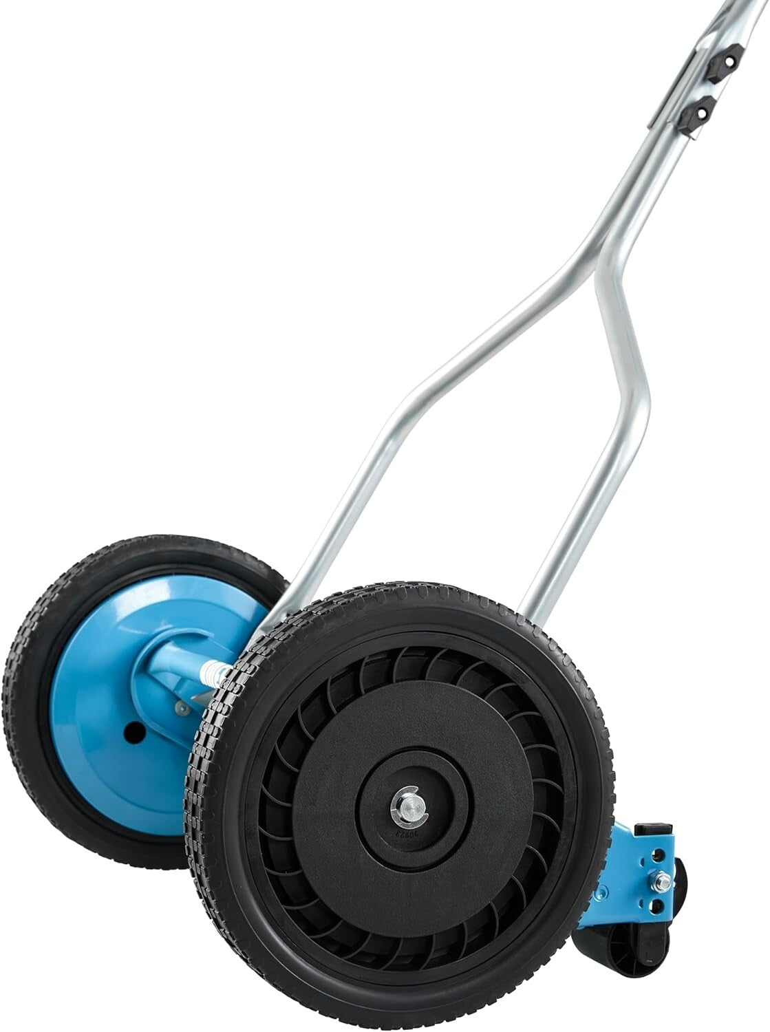 14-Inch 5-Blade Manual Push Reel Lawn Mower with Sharpener - Eco-Friendly Care