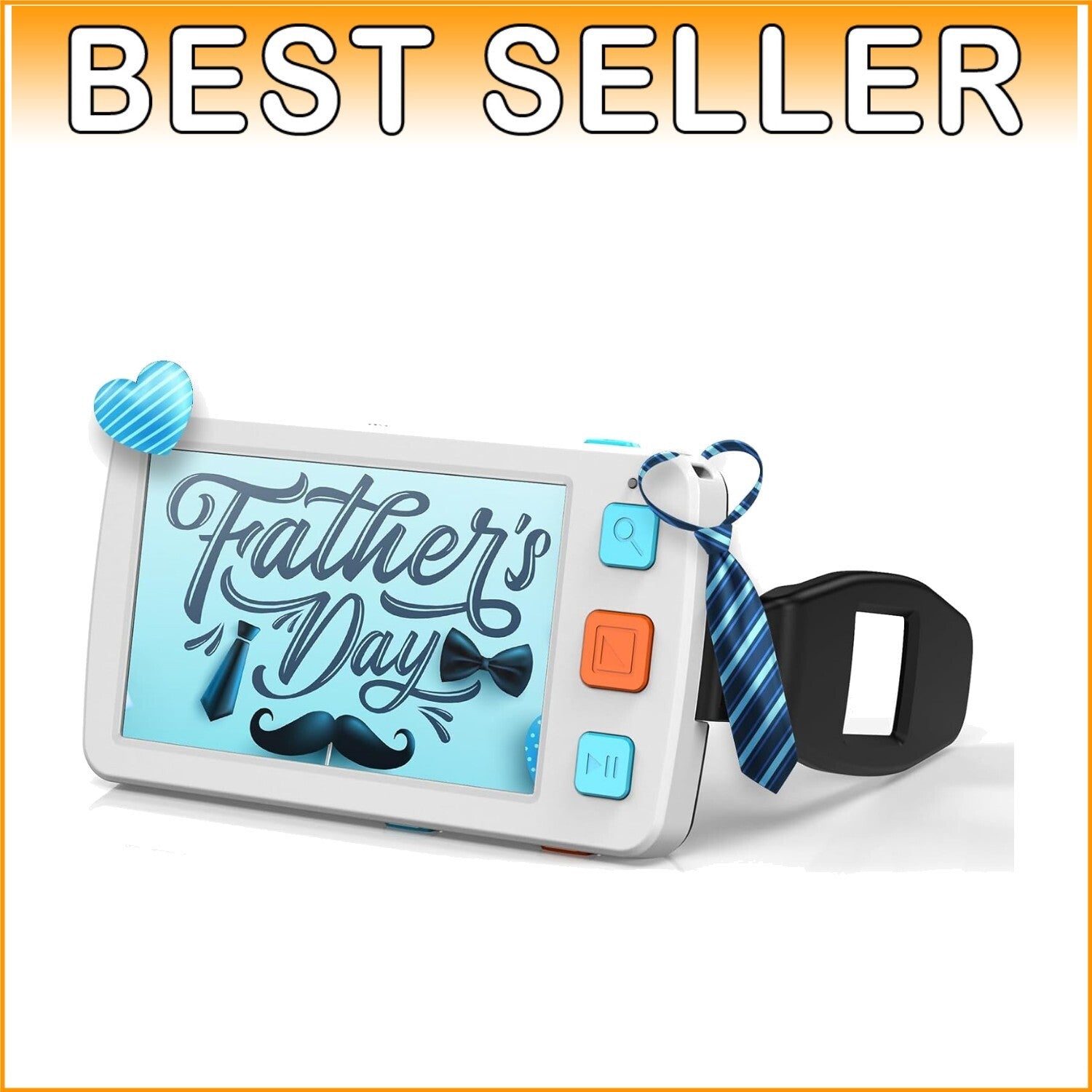 5-Inch Digital Magnifier with AV Output & Long Battery Life for Enhanced Vision