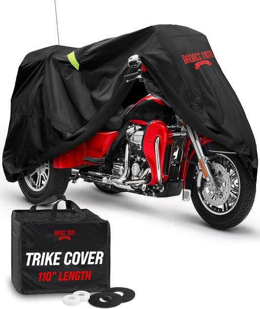 Ultimate Waterproof Motorcycle Cover with Reflective Safety for Harley Tri Glide