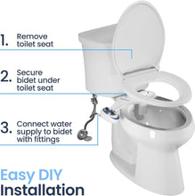 Load image into Gallery viewer, NEO 185 Self-Cleaning Dual Nozzle Bidet Attachment - Adjustable Water Pressure
