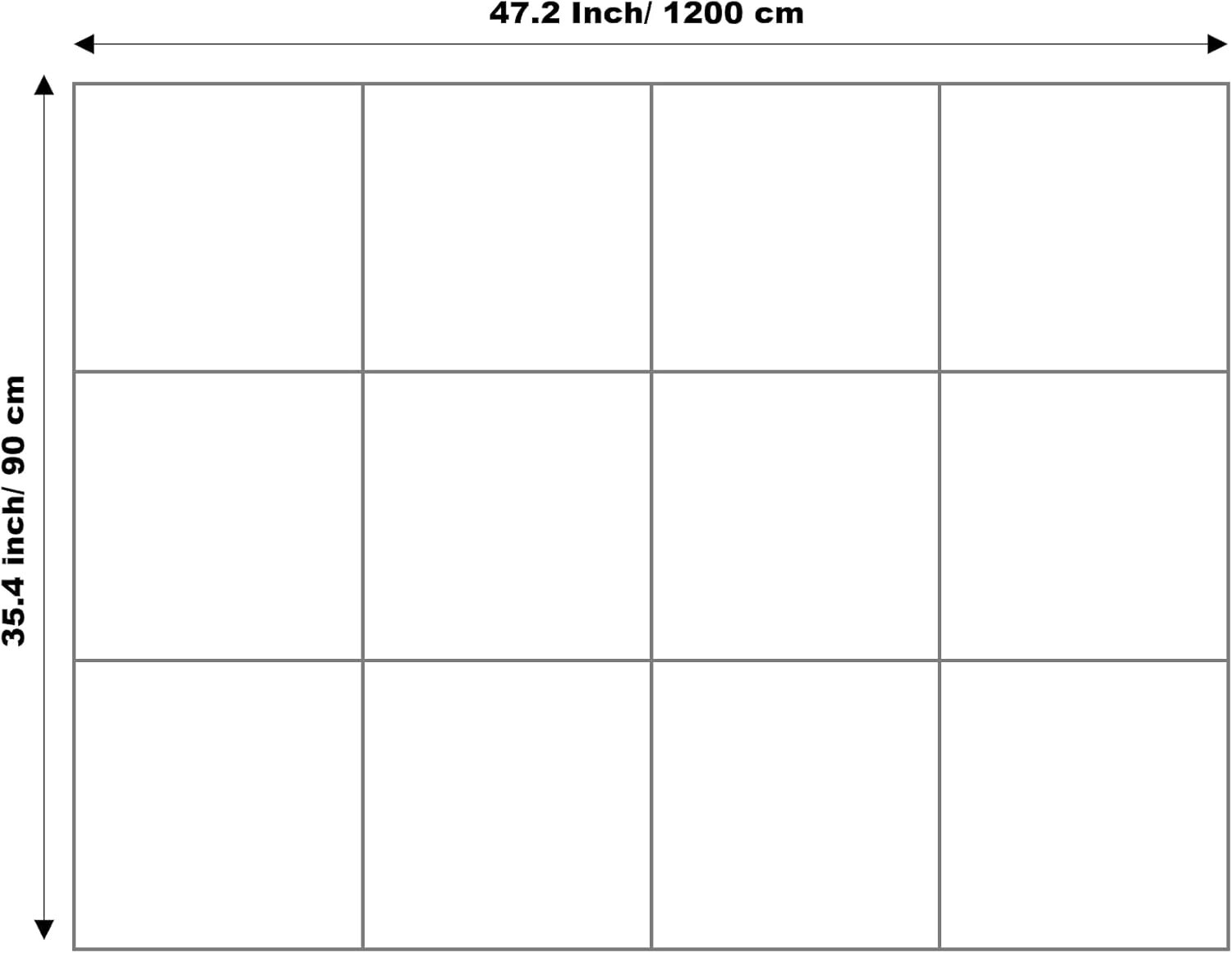 Eco-Friendly Black Cork Board Set – 12 Premium Felt Wall Panels with Adhesive