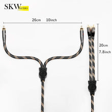 Load image into Gallery viewer, High-Performance RCA Y Cable 1 Male to 2 Male - Ideal for Home Theater Systems