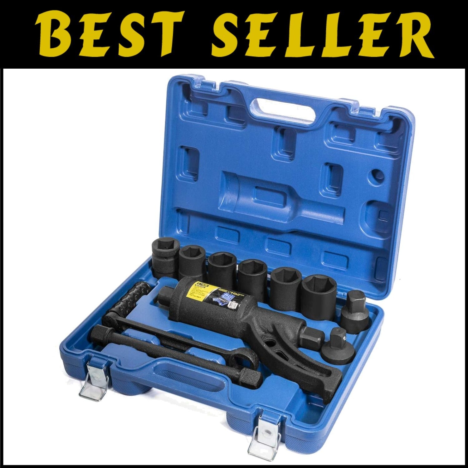 8-Piece Torque Wrench Set for Effortless Lug Nut Removal - RVs & Trucks