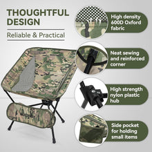 Load image into Gallery viewer, 330 lbs Capacity Lightweight Folding Chair for Camping, Fishing &amp; Outdoor Events