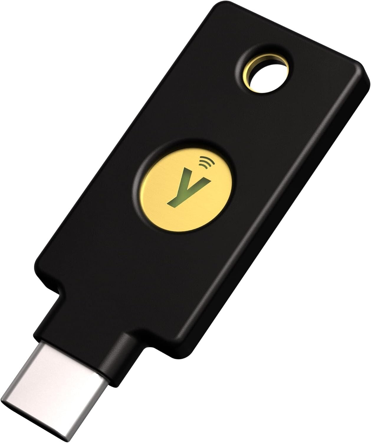 YubiKey 5C NFC - FIDO Certified 2FA USB-C Security Key for Online Protection