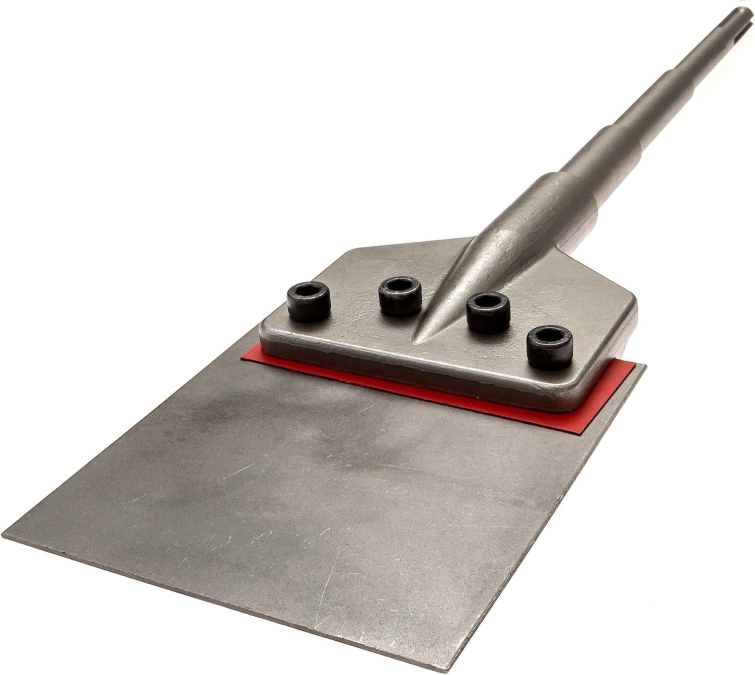 Durable 6" Wide Floor Scraper with SDS Max Shank for Efficient Tile Removal
