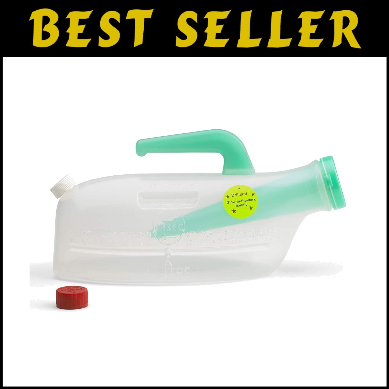 BPA-Free Spill-Proof Male Urinal for Easy Use & Maintenance - Comfort Guaranteed