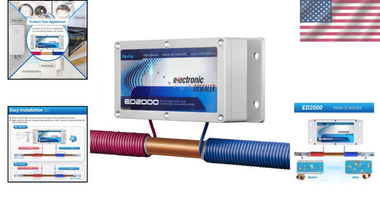 Self-Installing Salt-Free Water Conditioner - Protect Your Home Appliances