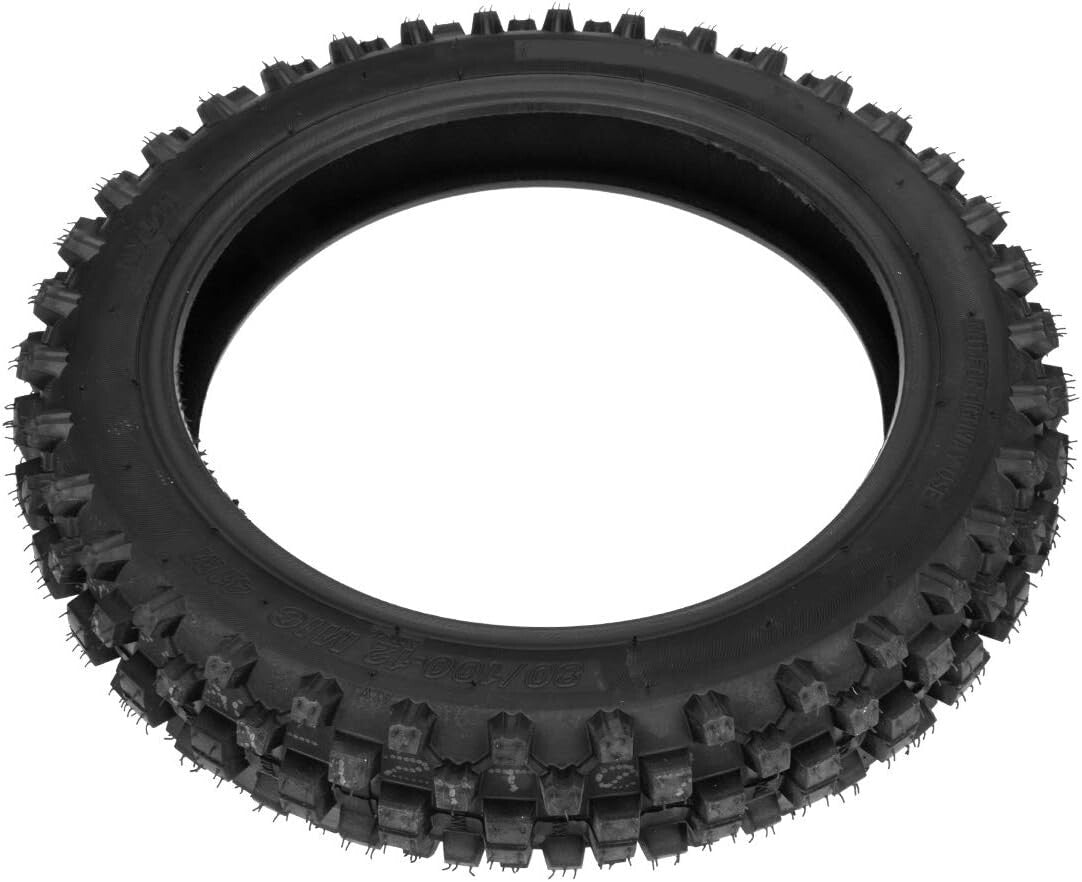 Durable 3.00-12 Off-Road Tire Set with Inner Tube for Pit Bikes & Dirt Rockets