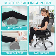 Load image into Gallery viewer, Multi-Position Lumbar Support Bolster Pillows for Legs &amp; Head - Machine Washable