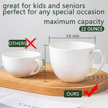 Load image into Gallery viewer, Versatile 4-Piece Bone China Cereal Mug Set - Ideal for Coffee &amp; Snacks