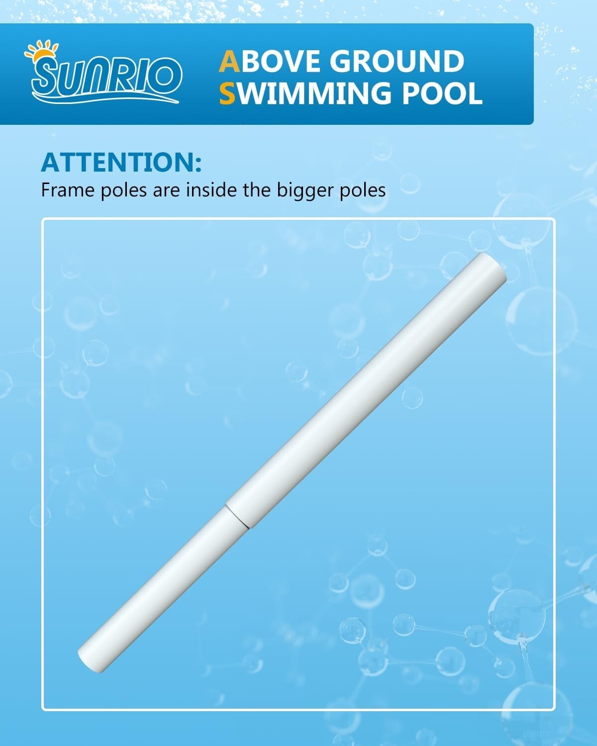 Lightweight and Weather-Resistant Above Ground Pool - Perfect for Gatherings