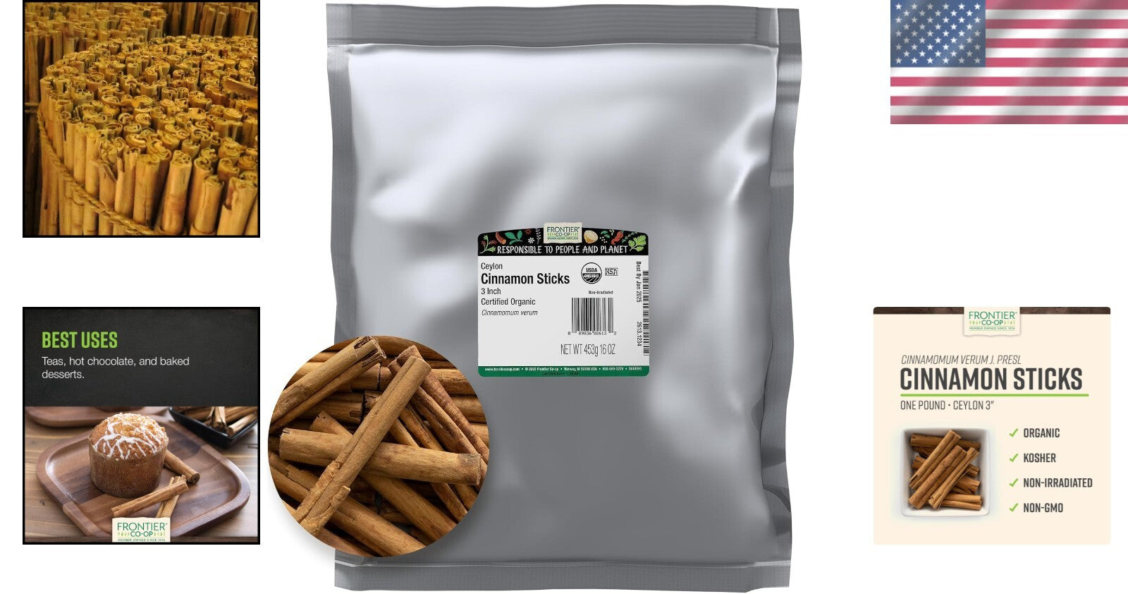 Bulk Organic Ceylon Cinnamon Sticks - Flavorful & Aromatic Spice from Sri Lanka