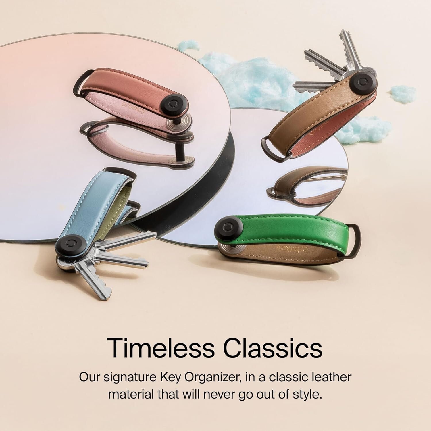 Luxury Leather Key Organizer for 7 Keys - Chic, Secure & Travel-Friendly