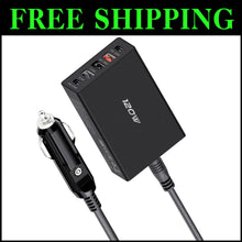 Load image into Gallery viewer, 5-Ports USB C Car Charger - Safety Certified 120W Adapter for All Smart Devices