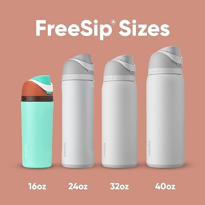 40 oz Insulated Stainless Steel Water Bottle with FreeSip Straw - Dreamy Field