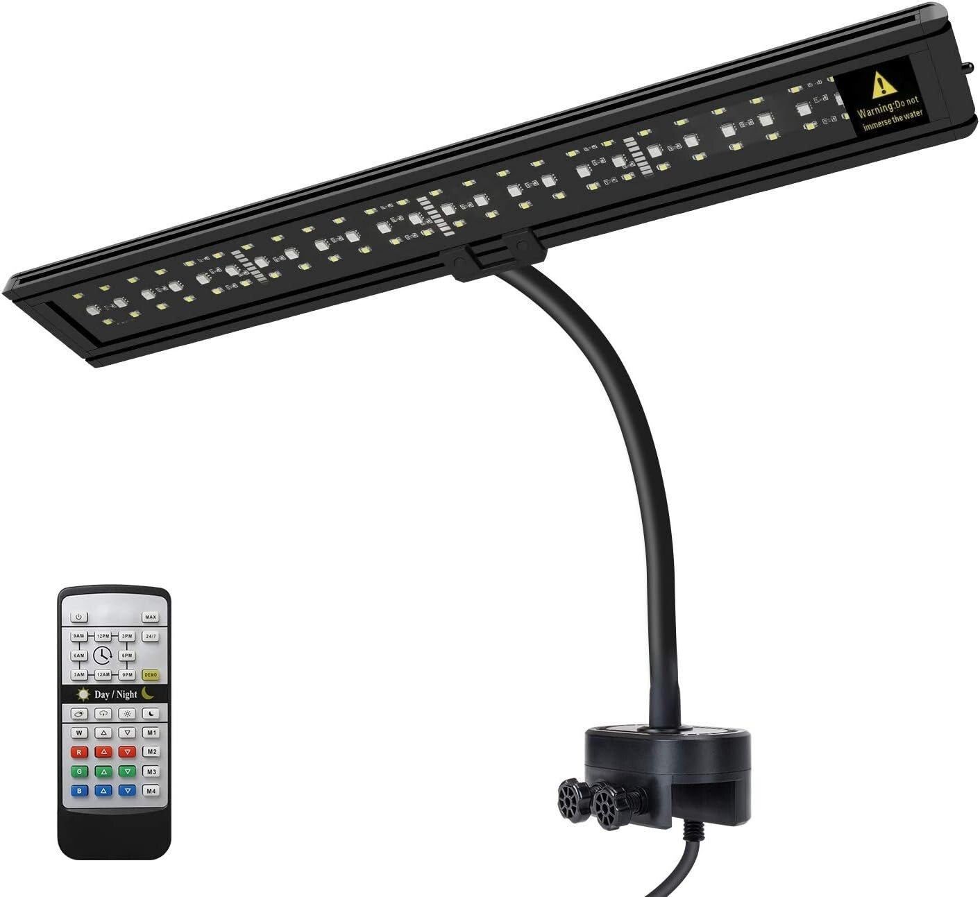 Remote-Controlled 20.4-Inch Aquarium LED Light for Vibrant Fish and Coral Growth