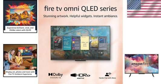 50-Inch Quantum Dot Display Smart TV: 4K UHD, Dolby Vision & Hands-Free Alexa
