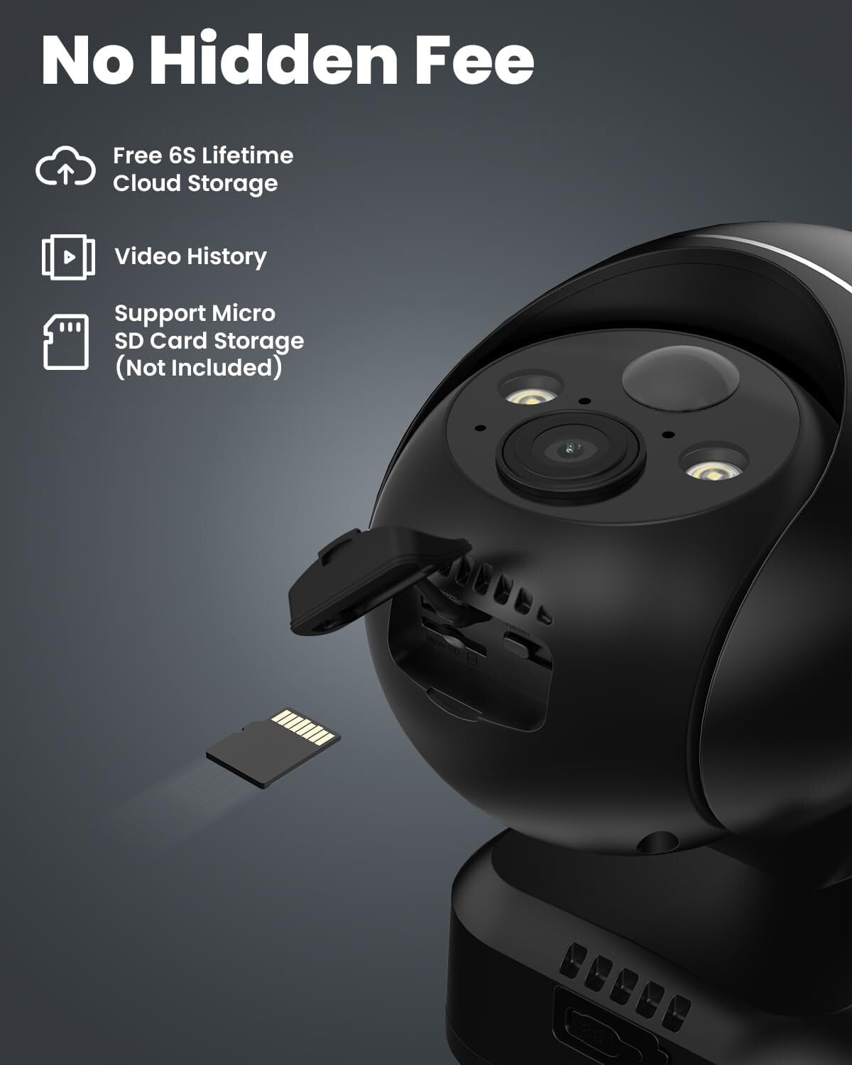 4G LTE Solar-Powered Outdoor Camera with 2K Night Vision & 360° PTZ Flexibility