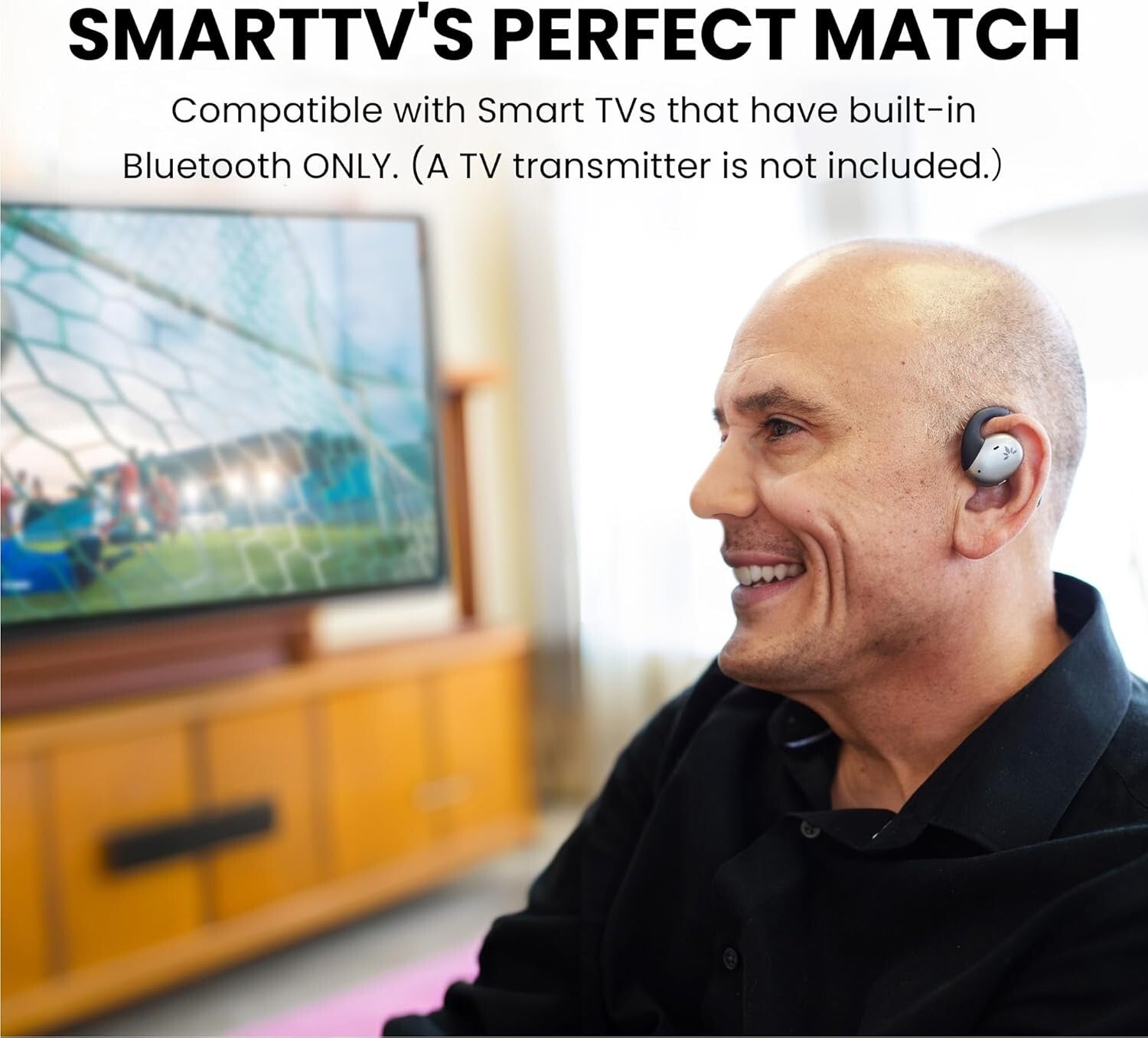 Crisp & Clear Pebble Bluetooth Earbuds with Open-Ear Fit for Active Lifestyles