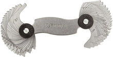 Load image into Gallery viewer, Industrial Screw Pitch Gage - 4 to 42 TPI &amp; 0.4mm to 7mm, Easy Locking Feature