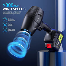 Load image into Gallery viewer, Lightweight Cordless Leaf Blower - 500000RPM Power with Batteries &amp; Charger