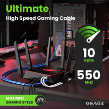 Load image into Gallery viewer, Bulk 20-Pack Cat 6 Ethernet Patch Cables - 10 Feet, Gold-Plated RJ45 Connectors