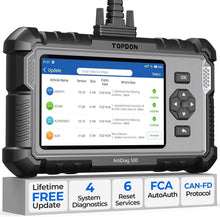 Load image into Gallery viewer, Professional Vehicle Scanner - 5" Touchscreen, DIY Engine &amp; ABS Diagnostic Tool