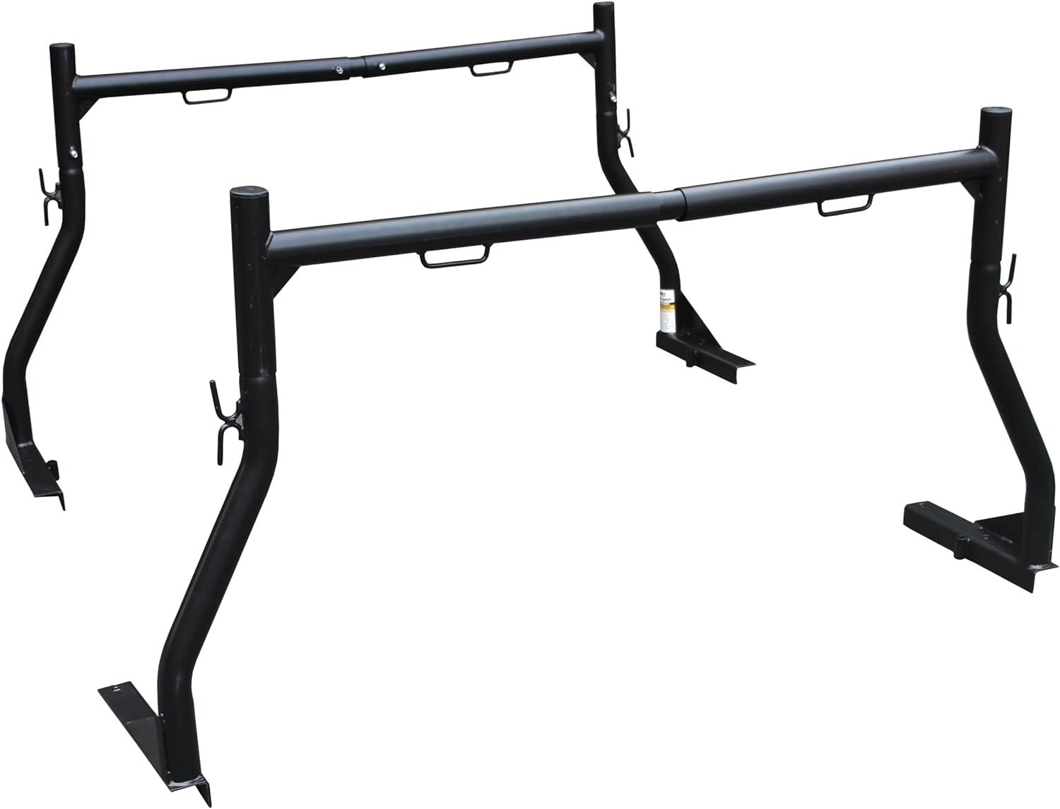 Triangular Reinforced Truck Ladder Racks - Durable Steel Construction, Pair