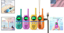 Load image into Gallery viewer, Lightweight Rechargeable Walkie Talkies for Kids - Ideal for Family Adventures