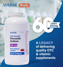 Load image into Gallery viewer, Gentle Constipation Relief Softgels - 1000 Extra Strength Docusate Sodium 250 mg