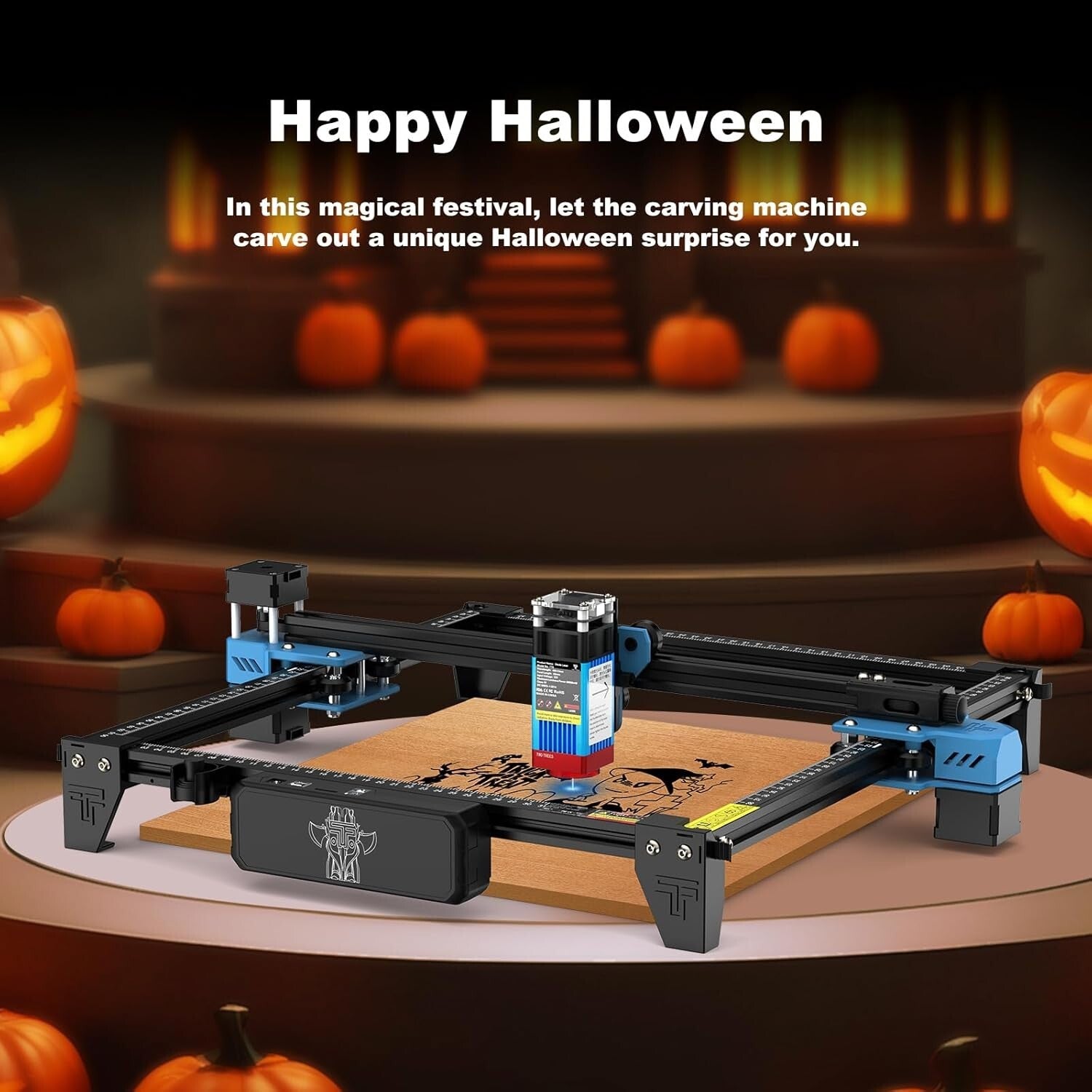 Advanced 40W Twotrees Laser Engraver - Precision 5500mW Power, 300x300mm Area