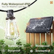 Load image into Gallery viewer, All-Weather Solar String Lights - 24 Shatterproof LED Bulbs Perfect for Patios