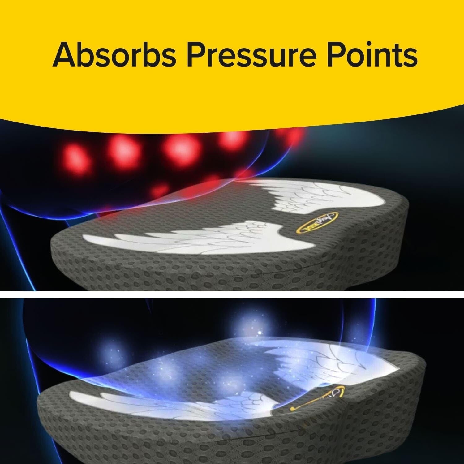 Advanced Memory Foam Seat Cushion – Promotes Posture & Comfort on the Road