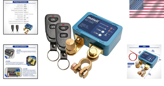 Smart Remote Battery Disconnect Switch for Cars – Anti-Theft & Voltage Control