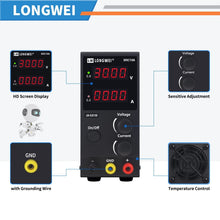 Load image into Gallery viewer, High Precision 30V 10A Benchtop Power Supply with LED Readout &amp; Safety Features