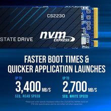 Load image into Gallery viewer, CS2230 1TB M.2 NVMe SSD - Compact and Durable Storage for Demanding Applications