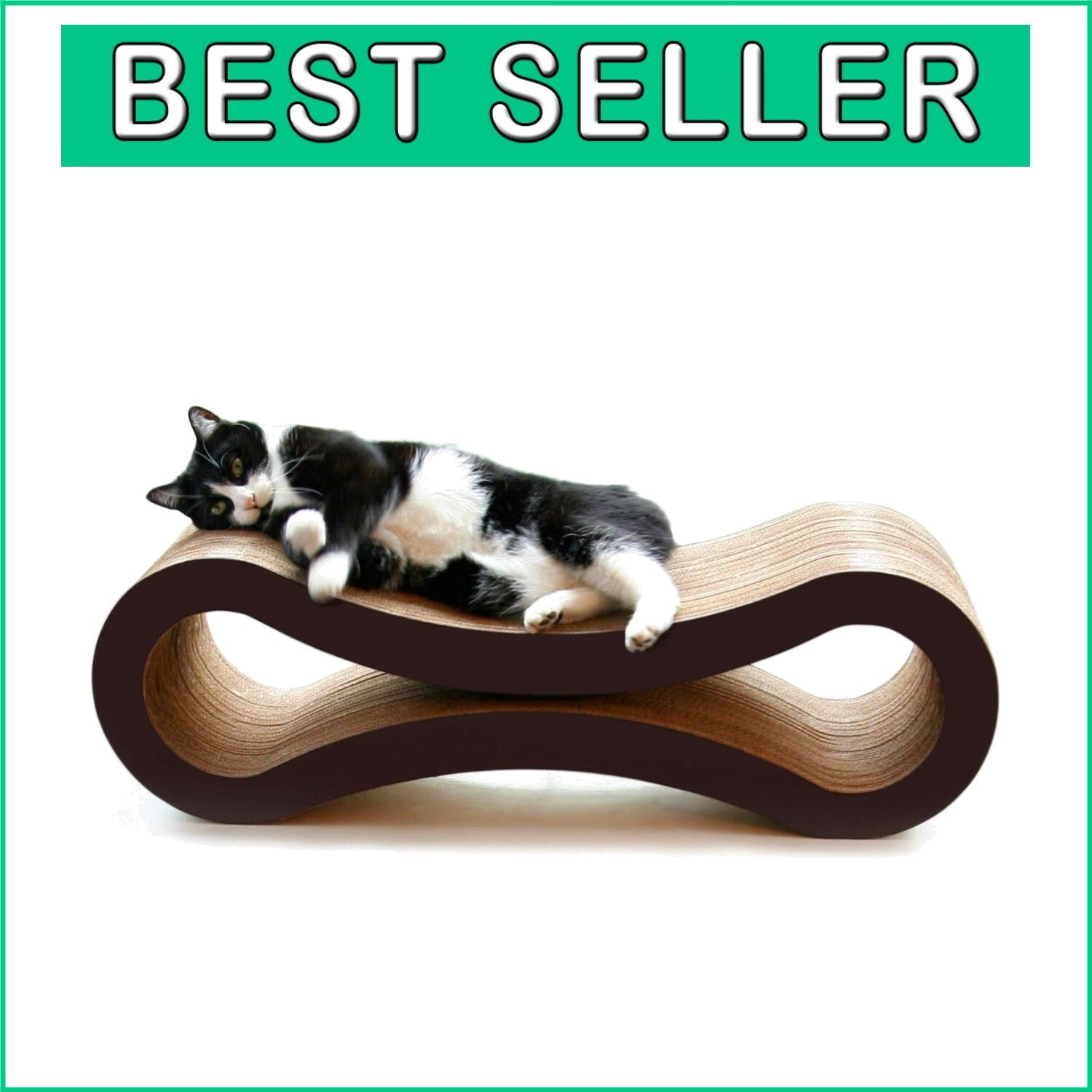 Ultimate Cat Scratch Lounge with Organic Catnip - Perfect for Indoor Cats