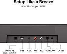 Load image into Gallery viewer, Premium 7.1ch Virtual Soundbar with 4 Adjustable Speakers for Enhanced Immersion