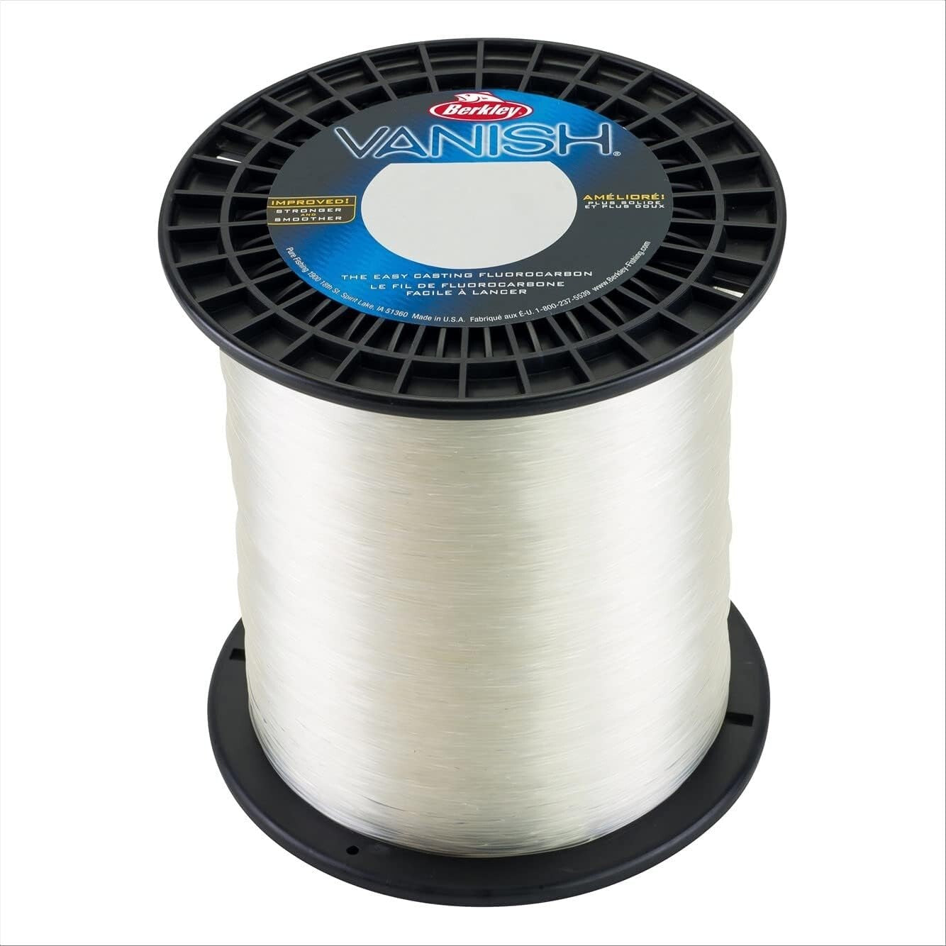 Clear 2000yd Vanish Fluorocarbon Fishing Line - Strong 10lb Leader Material